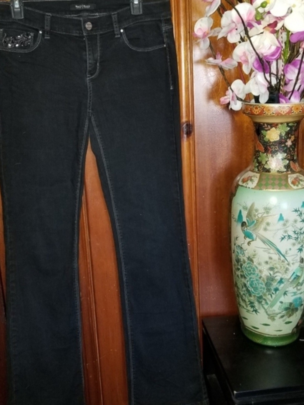 White House Black Market Women’s Black Boot Cut Jeans